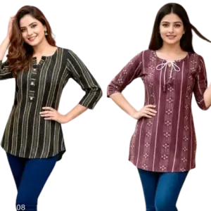 Daily Wear Cotton Kurti Set of 2 💫