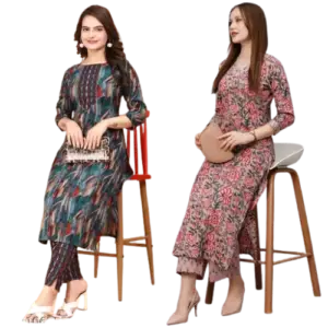 Cotton kurti pant set of 2